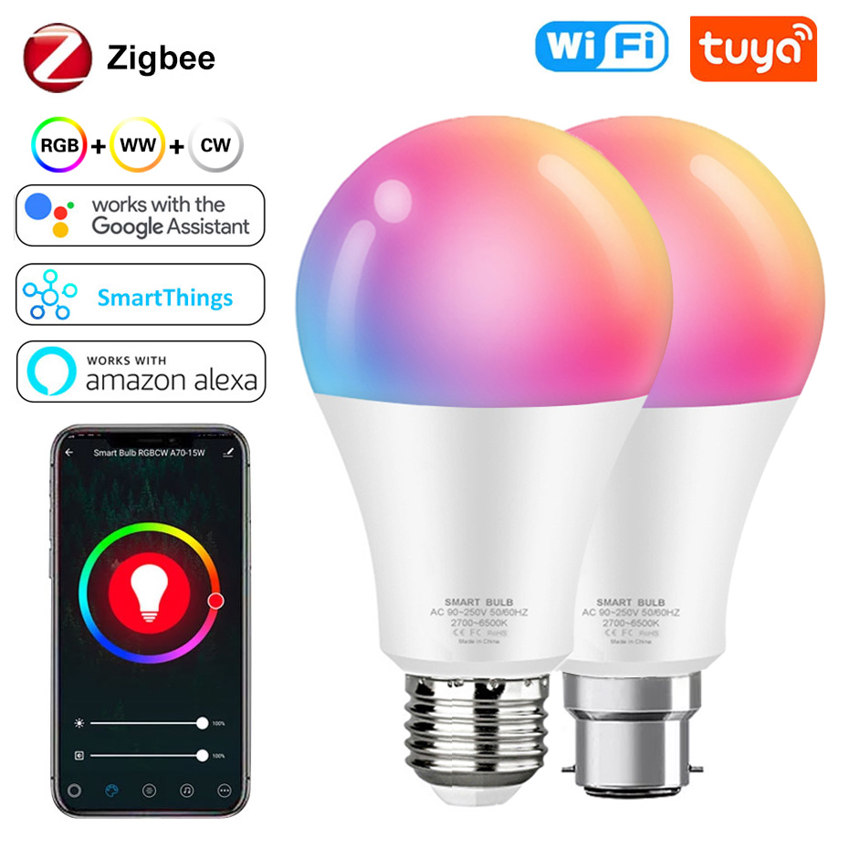 Home Decor Free App - Zigbee Smart LED Light Bulb 15W