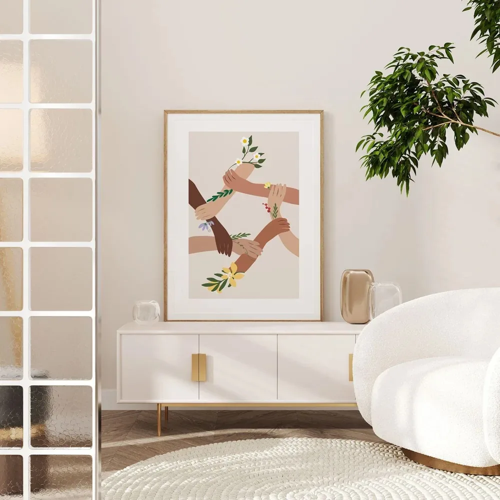 Abstract Feminist Color Letter - Home Decor Y2K ulasan dan harga
