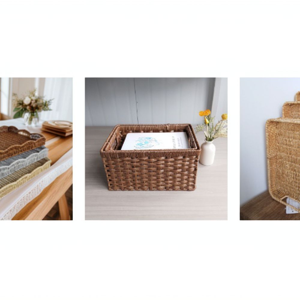 Seagrass Wicker Storage Basket - Home Decor Magazine ulasan dan harga
