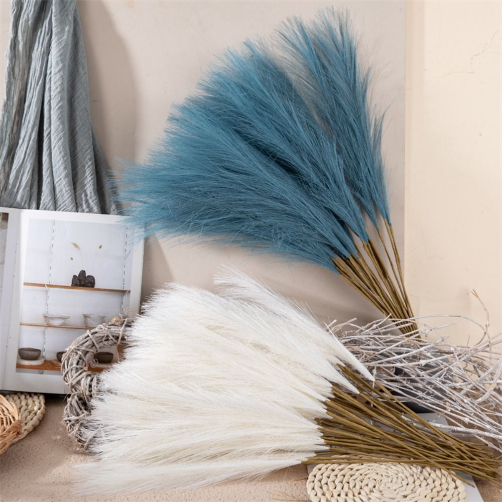 10PCS/Set Home Decor Fluffy Pa - Pampas Grass Decor ulasan dan harga
