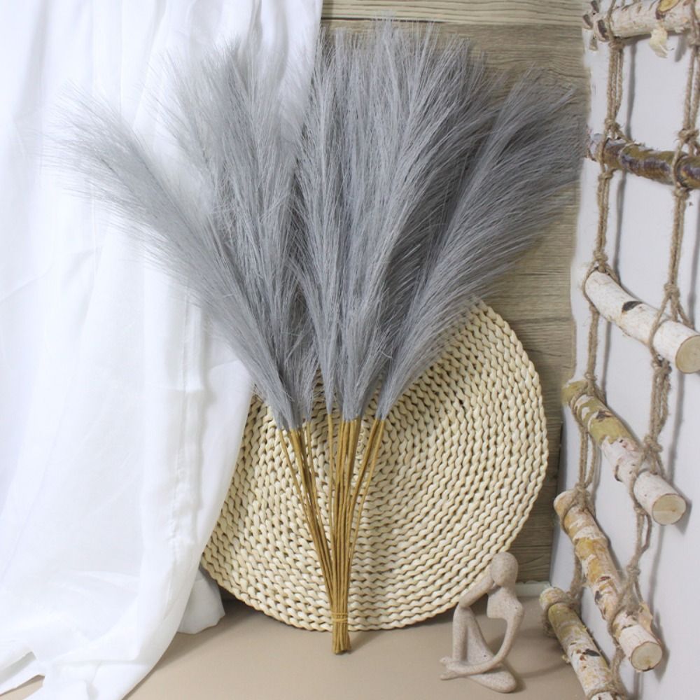 10PCS/Set Home Decor Fluffy Pa - Pampas Grass Decor ulasan dan harga