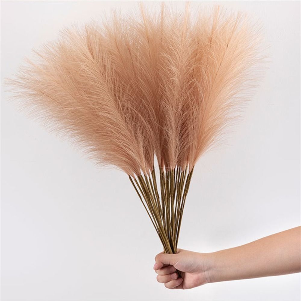 10PCS/Set Home Decor Fluffy Pa - Pampas Grass Decor ulasan dan harga