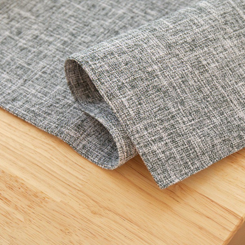 New Thick Linen Solid Color Li - Linen Table Runner ulasan dan harga