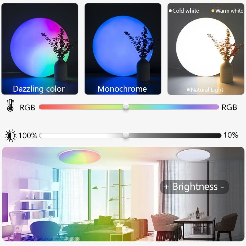 MARPOU Colorful RGB Ceiling La - Home Decor Free App ulasan dan harga