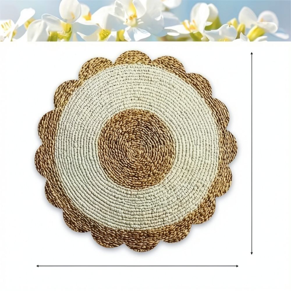Printed Linen Placemat Lace Tr - Linen Table Runner ulasan dan harga