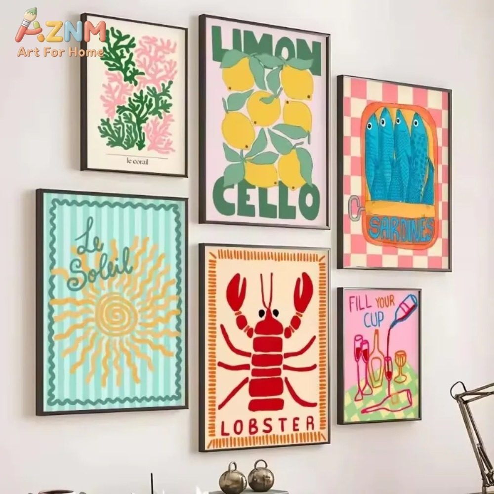 AZNM Colorful Summer Lemon Lob - Home Decor Y2K ulasan dan harga