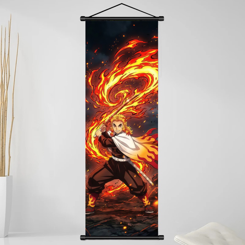 Demon Slayer Kyojuro Rengoku H - Home Decor Theme ulasan dan harga