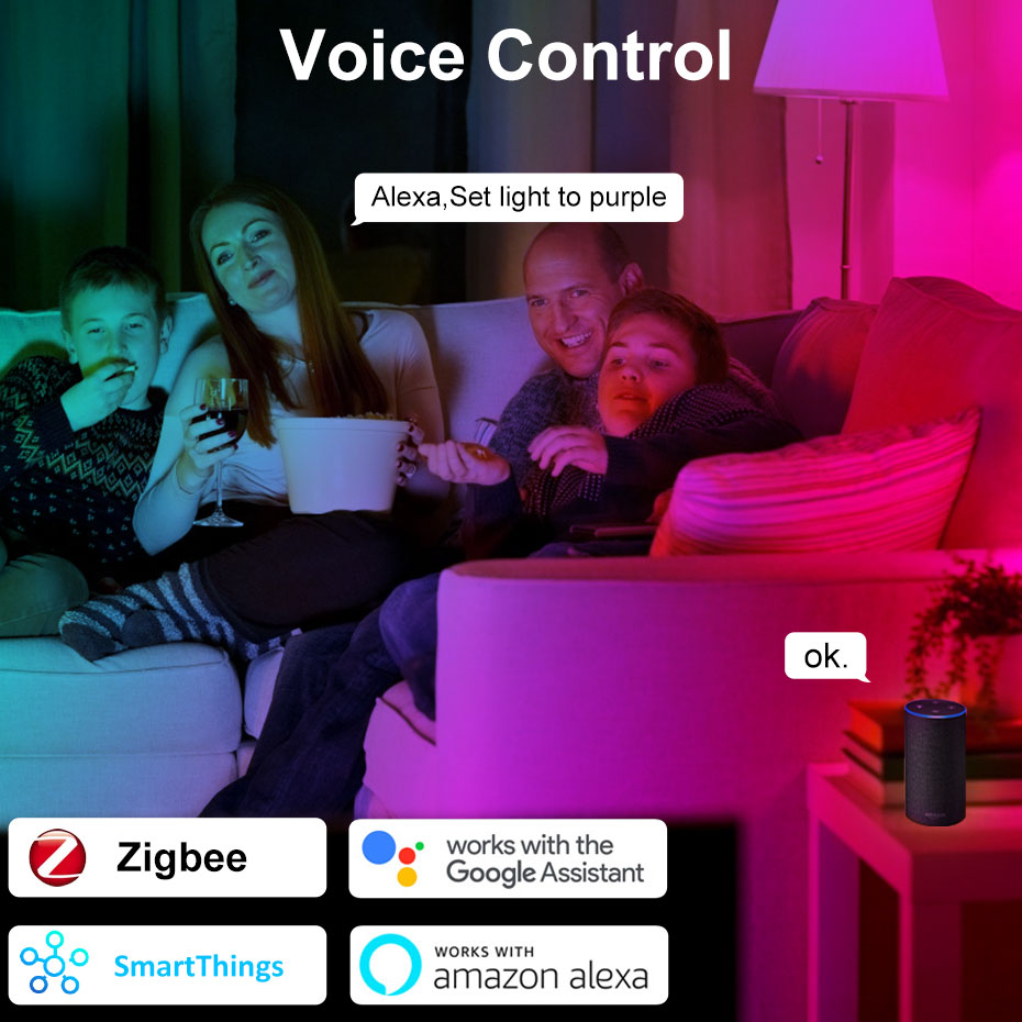 Zigbee Smart LED Light Bulb 15 - Home Decor Free App ulasan dan harga