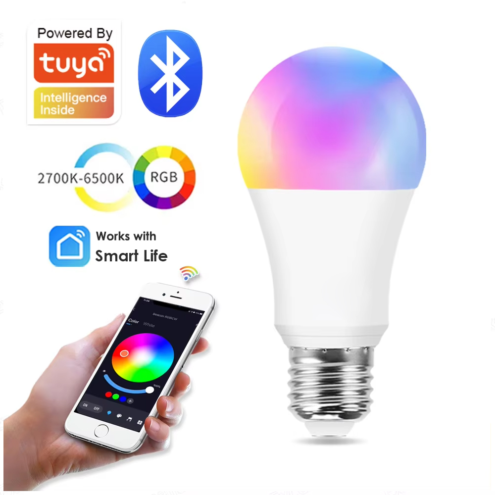 Bluetooth E27 LED Smart Bulb T - Home Decor Free App ulasan dan harga