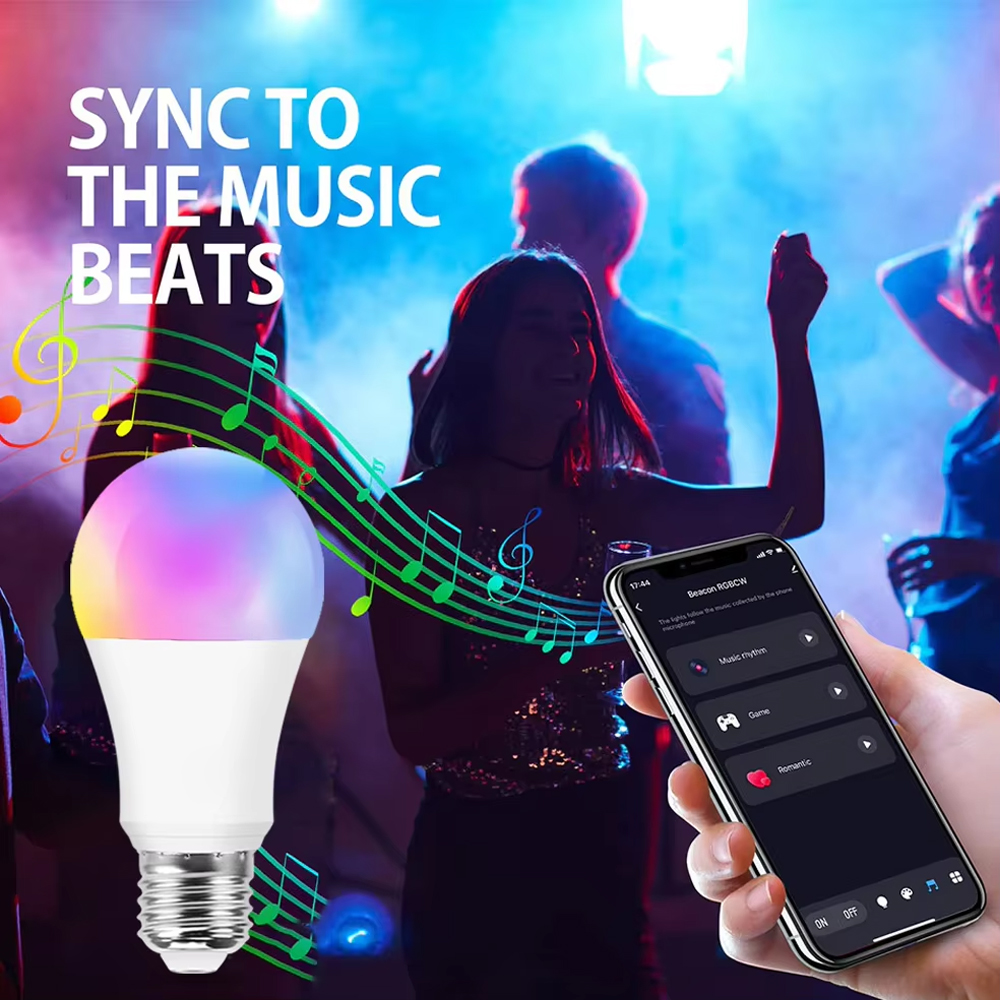 Bluetooth E27 LED Smart Bulb T - Home Decor Free App ulasan dan harga