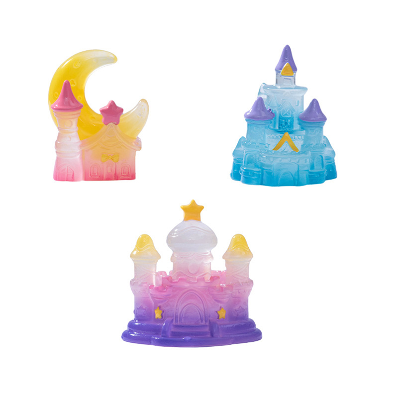 1Pcs Luminous Mini Castle Micr - Home Decor Za ulasan dan harga